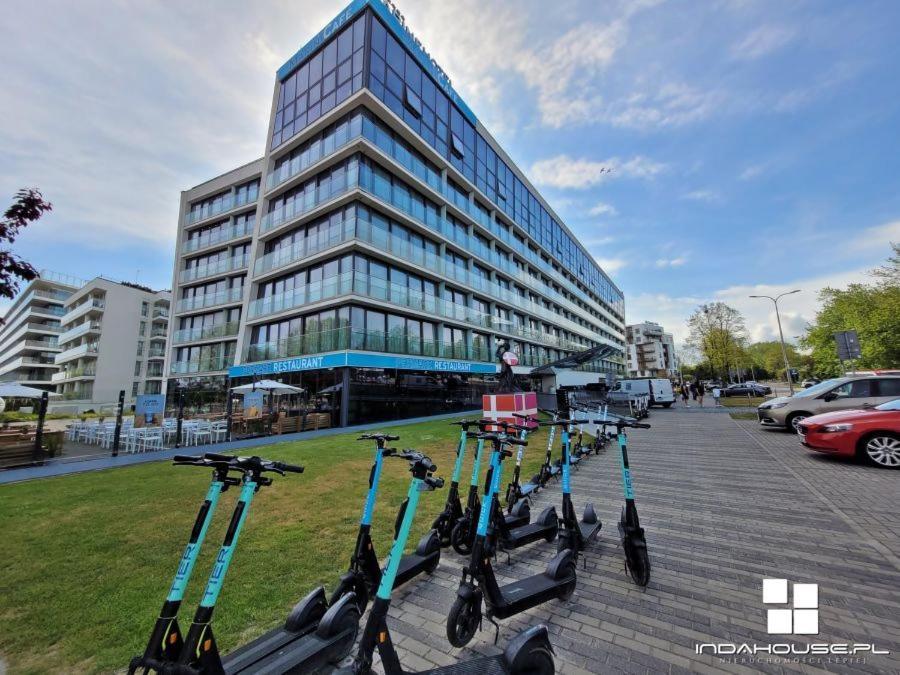 Apartamentyprzymorzu Marine***** Apartament Dwupoziomowy Z Widokiem Na Morze Kołobrzeg Kültér fotó