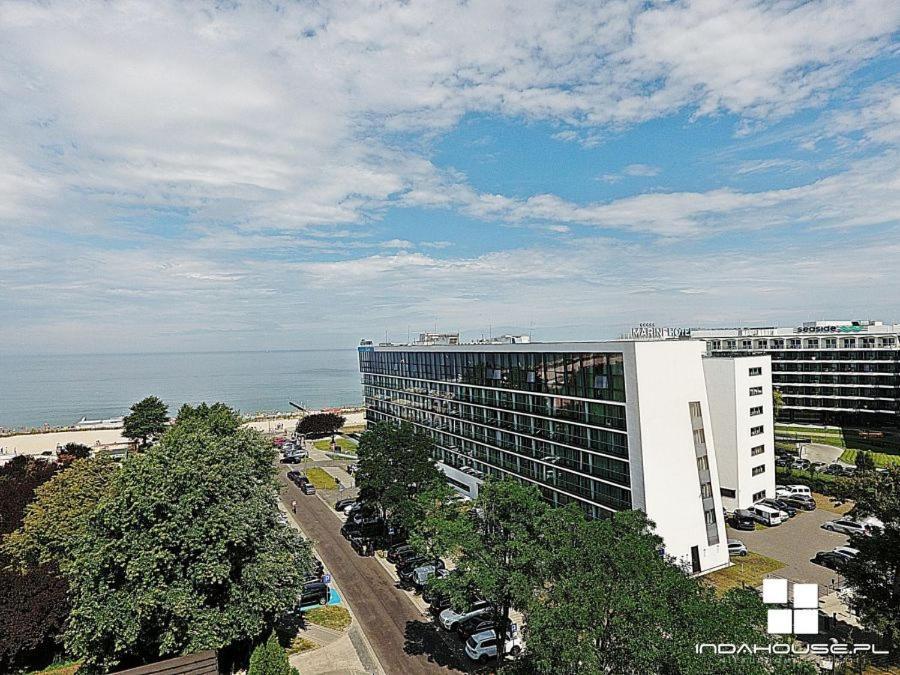 Apartamentyprzymorzu Marine***** Apartament Dwupoziomowy Z Widokiem Na Morze Kołobrzeg Kültér fotó
